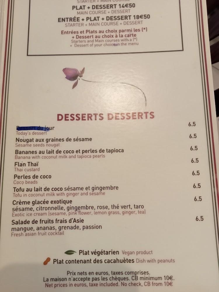 Thaï Nam - Menu Image 1